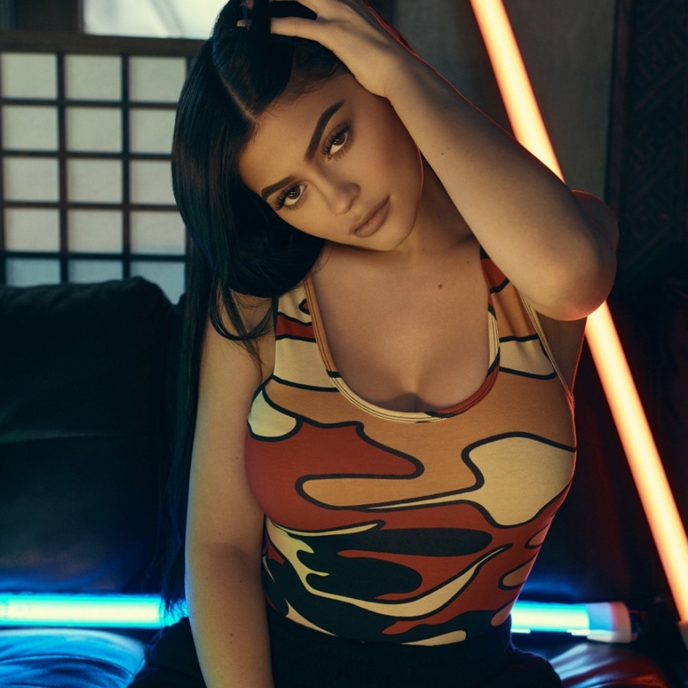 KENDALL + KYLIE CAMO BODYSUIT (LARGE)